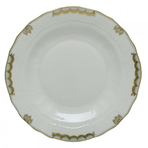 Herend Princess Victoria Gray Dessert Plate - 8.25"
