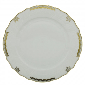 Herend Princess Victoria Gray Dinner Plate - 10.5"