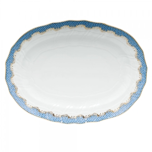 Herend Fishscale Blue Platter