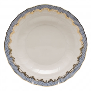 Herend Fishscale Light Blue Dessert Plate