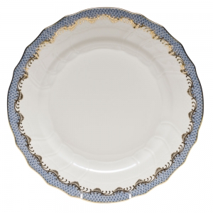 Herend Fishscale Light Blue Dinner Plate