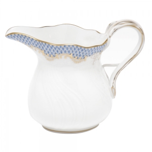 Herend Fishscale Light Blue Cream Jug - 6 oz.