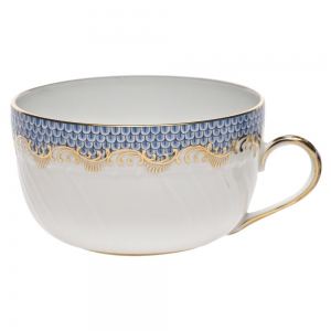 Herend Fishscale Light Blue Canton Cup