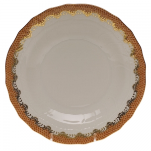 Herend Fishscale Rust Dessert Plate