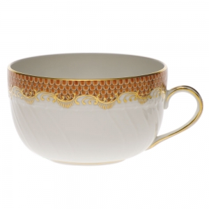 Herend Fishscale Rust Canton Cup