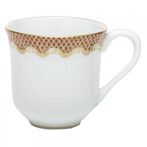 Herend Fishscale Rust Mug - 10 oz.