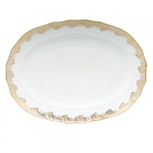 Herend Fishscale Gold Platter