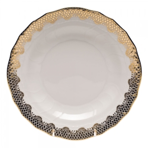 Herend Fishscale Gold Dessert Plate