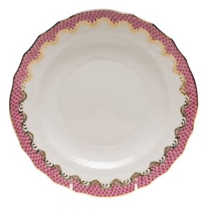 Herend Fishscale Pink Salad Plate