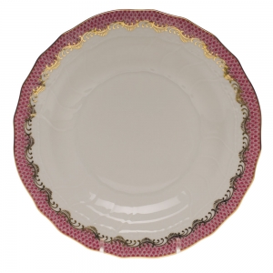 Herend Fishscale Pink Dessert Plate