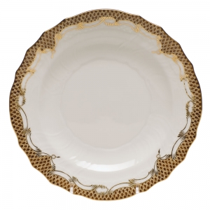 Herend Fishscale Brown Salad Plate