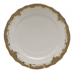 Herend Fishscale Brown Service Plate