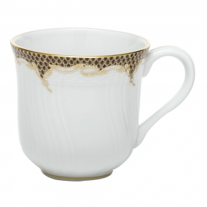 Herend Fishscale Brown Mug - 10 oz.