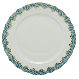 Herend Fishscale Turquoise Service Plate - 11"