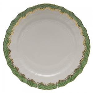 Herend Fishscale Jade Service Plate - 11"