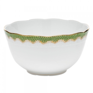 Herend Fishscale Evergreen Round Bowl