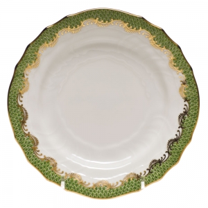 Herend Fishscale Evergreen Bread and Butter Plate