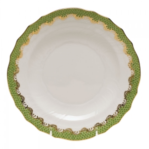 Herend Fishscale Evergreen Salad Plate