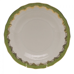 Herend Fishscale Evergreen Dessert Plate