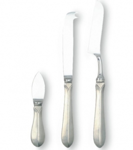 Match Pewter Sofia 3 Piece Cheese Knife Set
