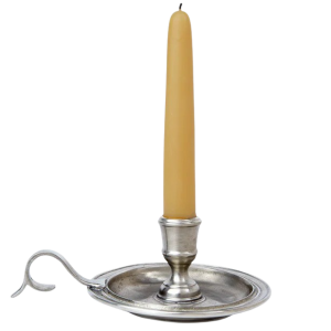MATCH Pewter Lago Bedside Candlestick