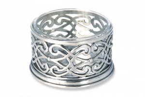 Match Pewter Cutwork Bottle Coaster (No Glass Insert)