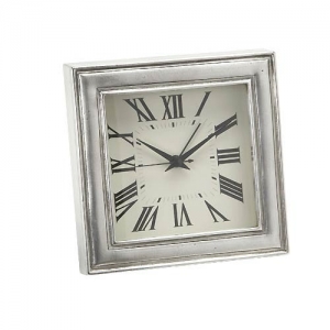 Match Pewter Square Alarm Clock