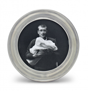 Match Pewter Lugano Small Round Frame - 3.5"