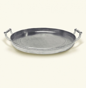 Match Pewter Round Gallery Tray