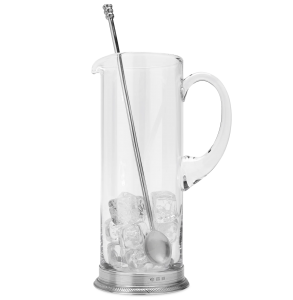 Match Pewter Luisa Martini Pitcher + Stirrer Set