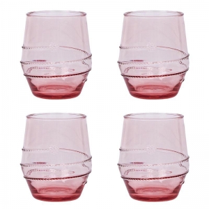 Juliska Amalia Acrylic Small Tumbler Set/4 - Coral