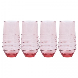 Juliska Amalia Acrylic Large Tumbler Set/4 - Coral