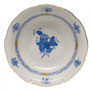 Herend Chinese Bouquet Blue Oatmeal Bowl