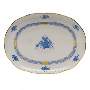 Herend Chinese Bouquet Blue Tray