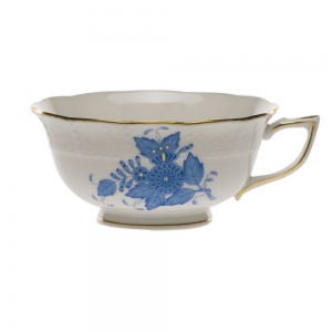 Herend Chinese Bouquet Blue Tea Cup - 8oz.