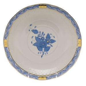 Herend Chinese Bouquet Blue Cream Soup Stand