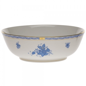 Herend Chinese Bouquet Blue Large Bowl -11"