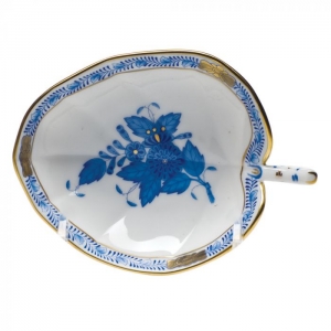 Herend Leaf Tray Leaf Tray - Blue