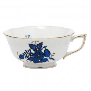 Herend Chinese Bouquet Black Sapphire Tea Cup - 8 oz.