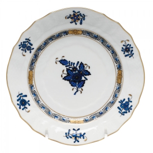 Herend Chinese Bouquet Black Sapphire Bread & Butter Plate - 6"