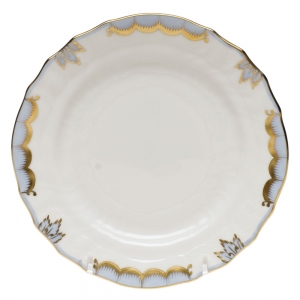 Herend Princess Victoria Light Blue Bread & Butter Plate