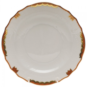 Herend Princess Victoria Rust Salad Plate