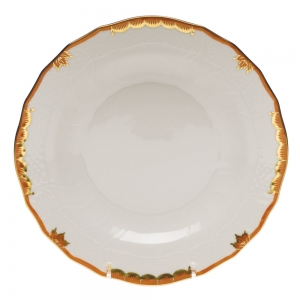 Herend Princess Victoria Rust Dessert Plate