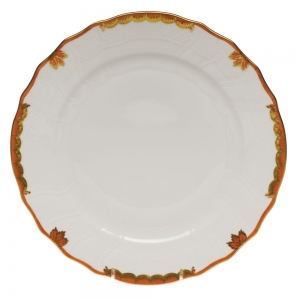 Herend Princess Victoria Rust Dinner Plate