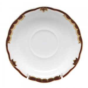 Herend Princess Victoria - Brown Tea Saucer
