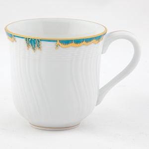 Herend Princess Victoria Turquoise Mug - 10 oz.