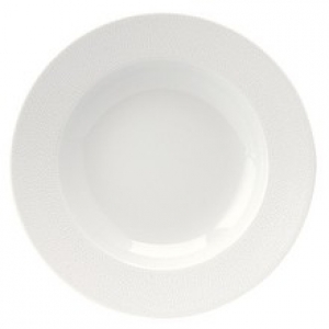 Philippe Deshoulieres Seychelles White Rim Soup Plate