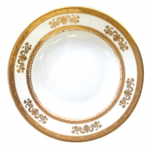 Philippe Deshoulieres Orsay White Rim Soup Plate