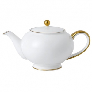 Royal Crown Derby Accentuate - Gold Coupe Teapot Small