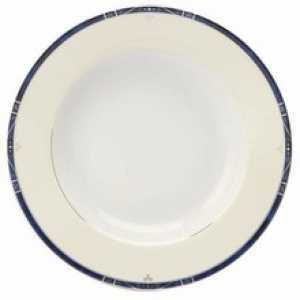 Scala Blue Gold Filet Philippe Deshoulieres Scala Blue Gold Filet Pasta Bowl